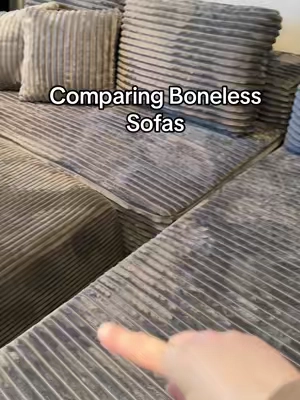 I thought all boneless couches were the same… until I upgraded 😳 this one is WAY more plush, supportive, and actually holds its shape. still obsessed with the no-gap, family-friendly design but this feels like the elevated version 🙌 #modularsofa #bonelesscouch #corduroycouch #cozyhome #tiktokshopmothersday 