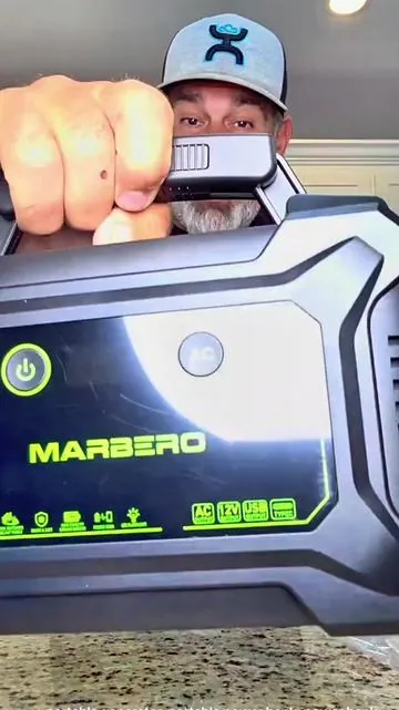 Marbero Solar Power Bank #powerbank #generator #chargingstation #tiktokshopcreatorpicks 