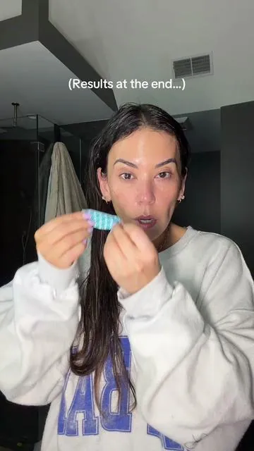 Peptide infused face tape… #facetape #depuff 