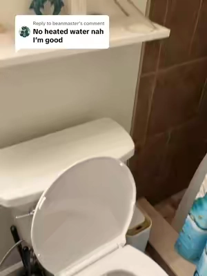 Replying to @beanmaster get yourself a heated bidet if you can’t handle the cold water only bidet attachment options. I upgraded my bidet to one with warm water options and it’s my favorite hygiene hack #bidet #bidetattachment #hygiene 