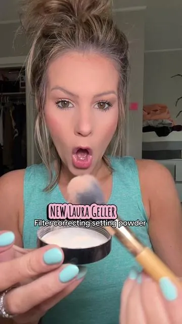 Filter fix Correcting setting powder #lauragellerbeauty #lauragellersuperbrandday #settingpowder 