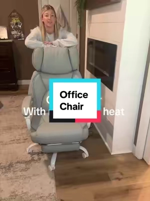 Trying a new chair out! Obsessed! #officechair #tiktokshopcreatorpicks #tiktokshopstockup #officechairwithfootrest #officechairwithmassage 