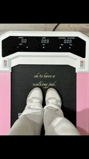 need it so bad..  . . . #walkingpad #whimsy #pilates #gymtok #fypシ゚viral 2000s yoga pilates girly clean girl aesthetic walking pad cute gym fitness journey weight foldable treadmill
