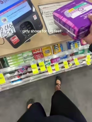 So cute and comfortable for big feet #womenwithbigfeet 