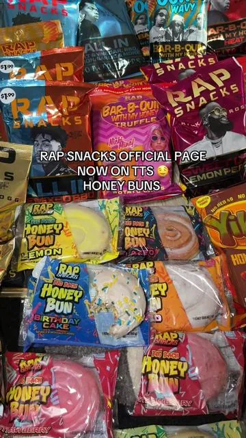 HUGE RAP SNACK HONEY BUN BOX 📦 🤤😍😍 #snackideas #eatingshow #fypシ゚viral #rapsnacks #snacktime 