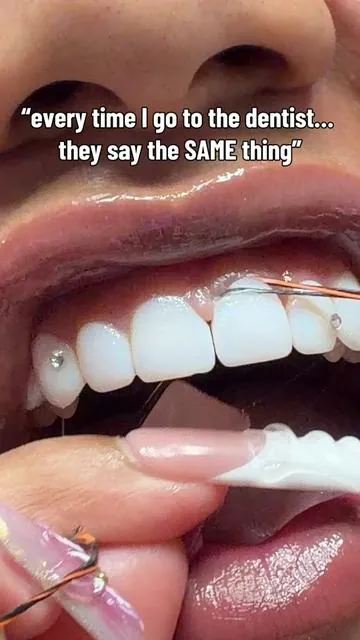 so I really thought I was flossing right this whole time… 😭

#oralcare #dentalhygiene #floss #nobs #teethcare 
