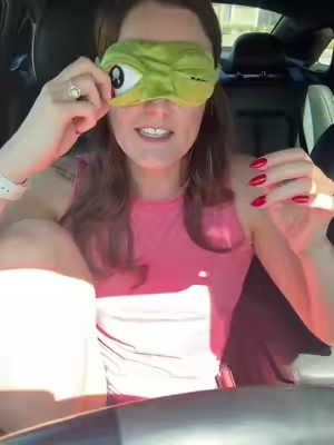 This silly eye mask is actually the nicest eye mask I’ve ever owned #eyemask #silly 