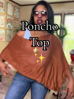 Poncho top #poncho #shawl #tiktokshopcreatorpicks  