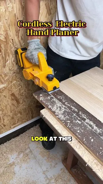 Must-Have Cordless Planer for Carpenters#planer #Tiktokshopstockup #Weeklydeals #woodworkingtools #constructiontools 
