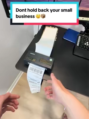 Don’t let this hold back your small business  #jadensprinter #thermalprinter #shippinglabelprinter #SmallBusiness #shippingorders 