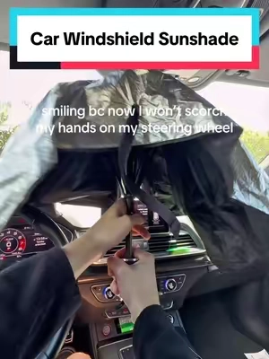 new car necessity 🙂‍↕️ #carsunshade #windshieldsunshade #sunshade #caraccessories #summeressentials 