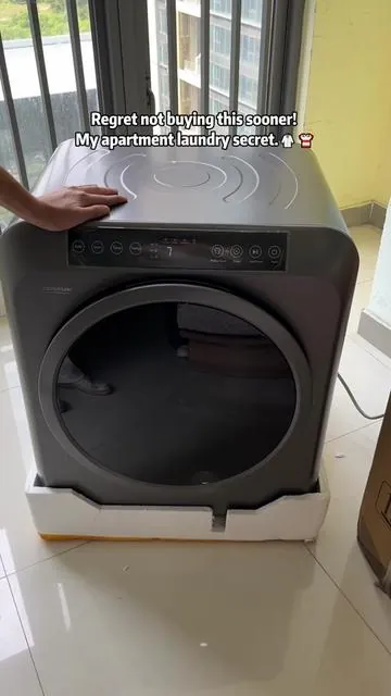 Tiktok discount! This dryer allows you to wash and wear on the same day even when it rains!#tiktokshop #rovsun #fyp #dryer #washclothes 