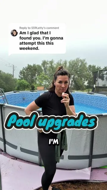 Replying to @559Letty how to upgrade your pool#poolupgrade #pool #poolseason #howto #upgrade 