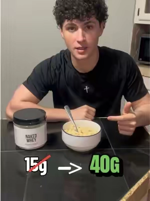 Genuinely the method 🥱 #protein #proteingoals #optimumnutrition 