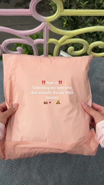 Finally found the ONE!  You know the struggle of trying to squeeze a 40oz Stanley into a regular tote... but we finally have a winner.  This bag is a literal game changer for my emotional support water bottle.  #stanleycup #40ozstanley #totebag #workbag #collegebag #newin #toteunboxing #whatsinmybag #stanleygirlies  #bagessentials