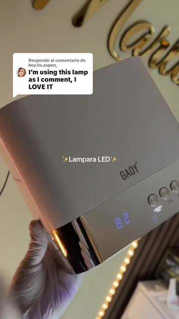 Respuesta a @hey.its.aspen_  . . Lampara led . . #LEDNailLamp #uvnaillight #PressOnNailLamp #gelNailLamp #ledlamp @gaoy_official