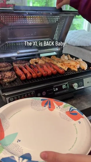 The Ninja Sizzle XL is back in stock! #ninjasizzlegriddle #indoorgrilling #summergrilling #insidegrill 