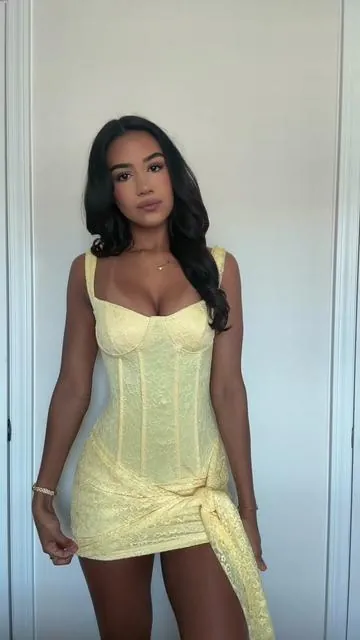 🌻🌻🌻#fyp #yellowdress #goingoutdress #birthdaydress #tiktokshop 