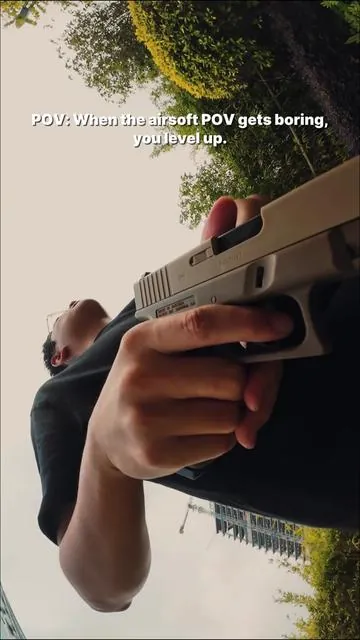Make your WOW shots with this🤯 #Airsoft #AirsoftPOV #Wargame #Vlogger #FYP #TechTok #WD004S