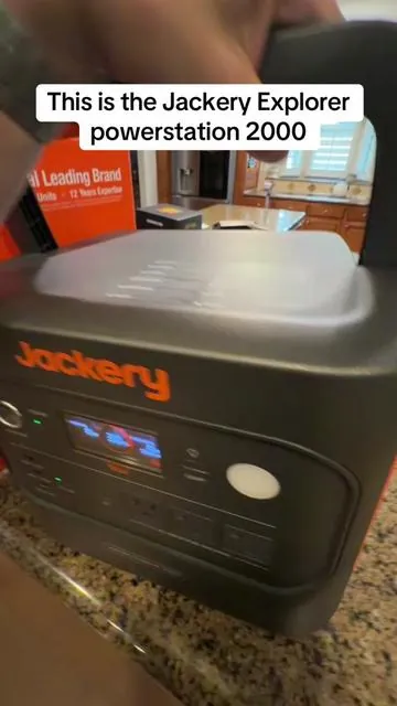 This is the awesome #JackeryExplorer2000 you can get now! Brand new! Must see! #morekahladeals #TikTokShopCreatorPicks #TikTokShopStockUp 