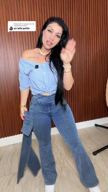 Respuesta a @elizabethcano358 BRXL High Waisted Stretchy Crossover Denim Jeans for Women Flare Jeggings Bootcut Denim with Pockets Trendy & Flattering ##tiktokshopcreatorspicks##denimjeans##tiktokshopfashion#Summervibes