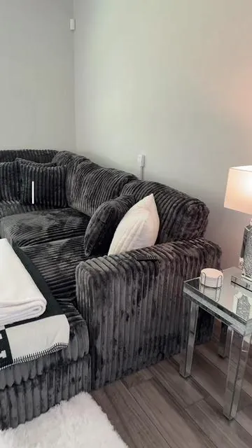 This sectional might be my favorite thing in the house already #fyp