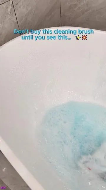 Whoever invented this scrub brush deserves a raise. Stiff bristles for deep cleaning, a built-in squeegee to wipe dirty water, 360° rotation with a lock feature, and a long handle that saves your back. Perfect for bathrooms, kitchens, patios, garages & even walls. A true 3-in-1 home cleaning essential!#ScrubBrush #FloorCleaning #BathroomCleaning #SummerVibes #HomeCleaningHacks