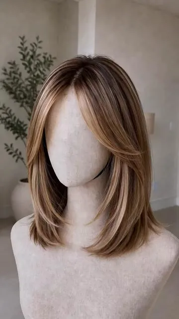 Cutie Rachel 🥰#fyp #wig #Lob #hairinspo #90s 