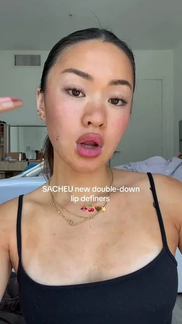 brand new SACHEU 2-in-1 lip liners are here!!👄 free ship today @SACHEU Beauty US  #sacheubeauty #sacheudoubledownlipdefiner #lipdefiner #sacheulipliner #tiktokshopcreatorpicks 