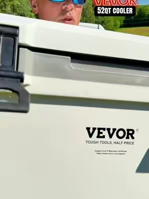 VEVOR 52QT Insulated Cooler – Built for Camping, Fishing & Tailgates This heavy-duty 52 quart insulated cooler from VEVOR is made for long weekends outdoors. Whether you’re loading it up for camping trips, fishing days, tailgates, hunting camp, beach days, or backyard cookouts, this cooler has the storage space and insulation to keep drinks and food cold for hours. The rugged roto-molded style construction, heavy-duty latches, and oversized handles make it easy to haul anywhere from the boat dock to the deer camp. Holds up to 50 cans and still leaves room for ice, making it perfect for outdoor adventures, BBQs, road trips, and off-grid weekends. Keyword Block: VEVOR cooler, insulated cooler, 52qt cooler, camping cooler, fishing cooler, tailgate cooler, heavy duty ice chest, outdoor cooler, roto molded cooler, hunting cooler, beach cooler, BBQ cooler, portable ice chest, boat cooler, weekend camping gear, outdoor accessories, cooler for truck bed, cold retention cooler, lake day cooler, camping essentials #TikTokShopCreatorPicks #TikTokShopSpringGlowUp #CampingGear #FishingLife #Summervibes 