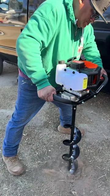 Cava más rápido. Trabaja de manera más inteligente. #auger #postholedigger #Summervibes #VEVOR #powertools@VEVOR Store  