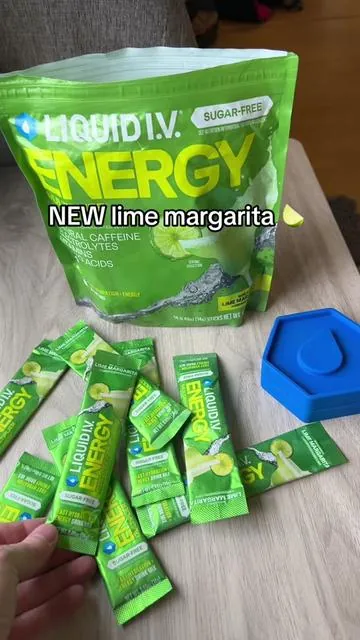 ⚠️ BRAND NEW Liquid iv lime margarita is perfect for summer ☀️💦 @Liquid I.V. #electrolytes #hydration 