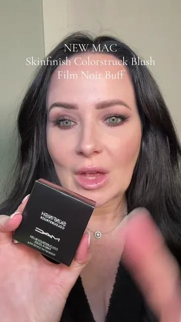 NEW MAC Cosmetics Skinfinish Colorstruck Blush In Film Nior Buff. How do you think it looks on fair skin with a cool undertone? #cooltonedmakeup #blush #mac #makeuptutorial #makeup @M·A·C Cosmetics 