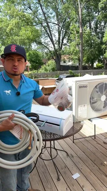 #Garvee # 18,000 BTU Mini Split AC/ # Heating System - 19 SEER2 Ultra Efficient Heat Pump with WIFI, 208/230V Wall Mounted Air Conditioner, Cools & Heats Up to 1500