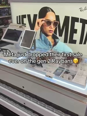 I’d seriously get a pair now!#metarayban #rayban #smartglasses #metaai #sunglasses 