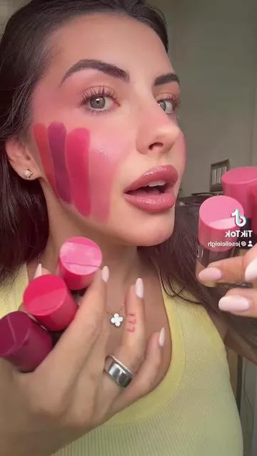 NEW $7 e.l.f. Cream Blush Sticks!💕 @e.l.f. Cosmetics #elfCosmetics #eyeslipsface #summermakeup #simplemakeup #tiktokshopmemorialday 