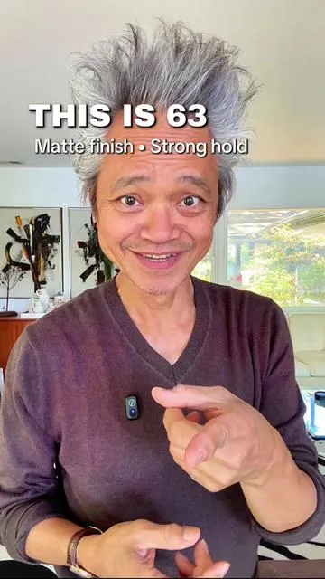 Trying Hanz de Fuko Claymation for the first time at 63. Dry hair application, matte finish, and serious texture. #MensGrooming #HairProduct #TextureHair #MatteFinish #ThisIs63