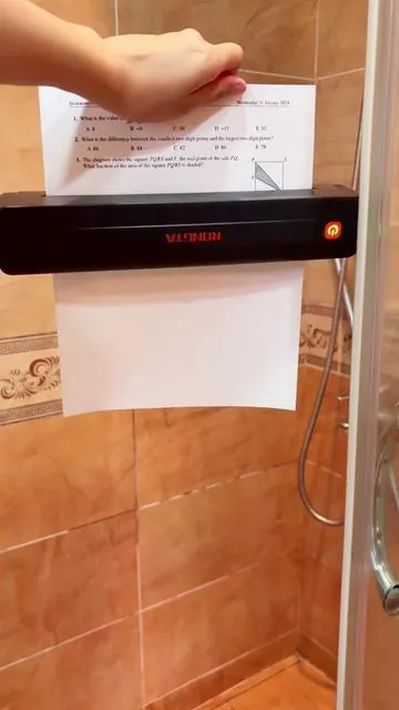 It connects via Bluetooth for wireless printing and never needs ink!#wirelessprinter #thermalprinter#portableprinter #giftforher #fyp