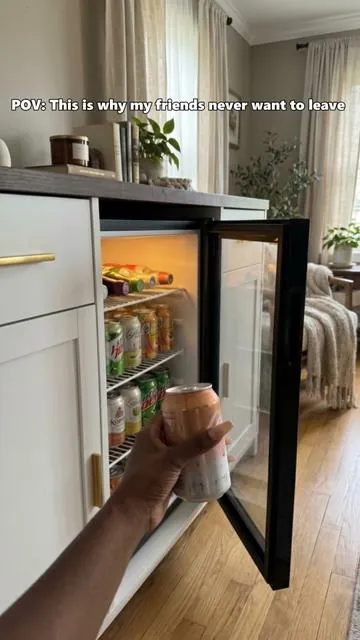 Grabbed a cold drink without leaving the couch #furniture #bedroom #home #backyard #decor 