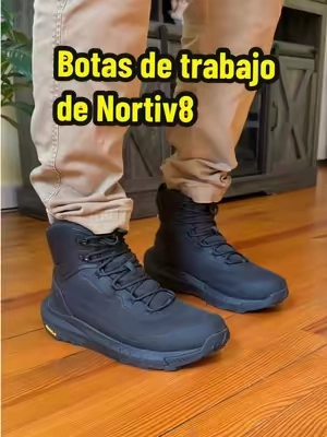 Botas de trabajo cómodas y ligeras sin casquillo, suela antideslizante #tiktokshopcreatorpicks #SummerVibes #workboots #workshoes #botasdetrabajo 
