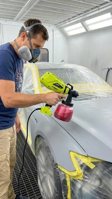 Zero drips, zero streaks. Pure perfection with the SEESE Sprayer.#automotive #paintsprayer #diypainting #OutdoorFun #tiktokshopmemorialday