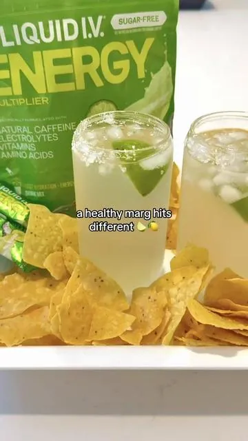 liquid iv’s brand new flavor, lime Margarita, is literally the best flavor yet! #summer #drinktok #energy #liquidiv #margarita  