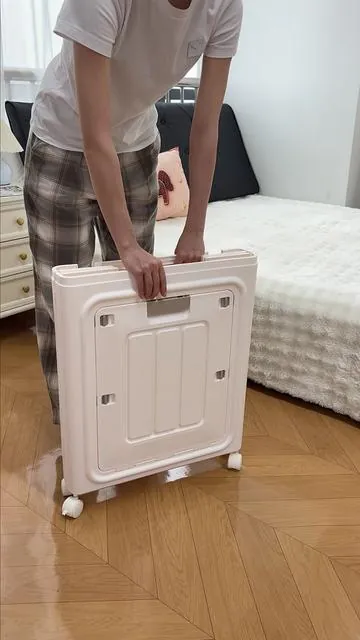 Pila, mueve, esconde el desorden — almacenamiento inteligente que se adapta a cualquier espacio sin esfuerzo 🧺👌#Almacenamiento