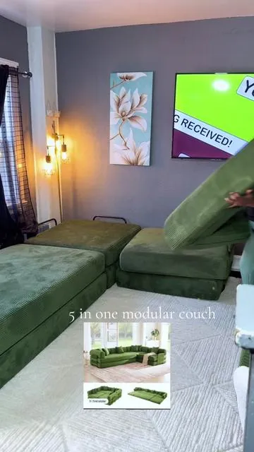 #modularsectional #floorcouch #couchbed #bonelesscouchbed 