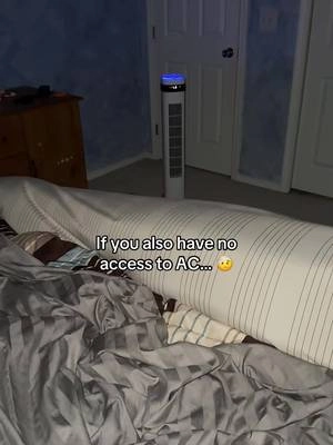 It’s really the only way I can sleep now 🙏 #towerfan #sleephack #sleeping #sleepy #coolingsleepingfan 