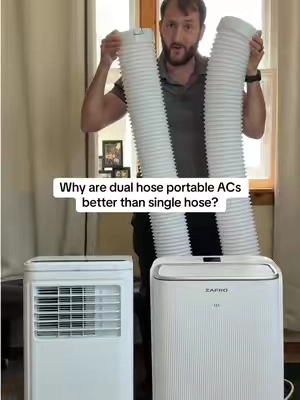 5 Reasons Dual Hose Portable Air Conditioners are better than Single Hose Portable Air Conditioners… #airconditioner #portableairconditioner #portableac #airconditioning #dealsforyoudays 