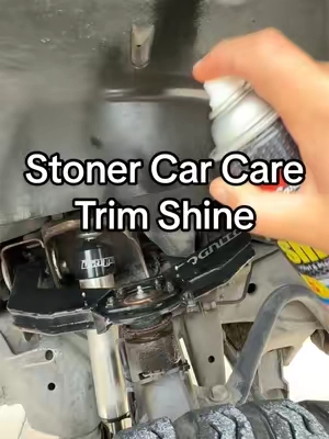 Brought faded plastic back fast with Stoner Car Care Trim Shine. I use this on trucks, trailers, lawnmowers, side-by-sides, and more. Easy spray-on application with no wiping. #stonercarcaretrimshine #stonercarcare #truckdetailing #carcare #trimrestoration