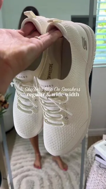 Skechers Slip On Sneakers #skechers #sliponshoes #tiktokshopmemorialday #summervibes #qvcloyaltyprogram @QVC, Inc 