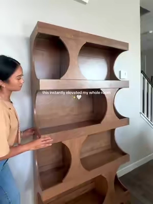 the shelf that made my room finally feel complete 😭🤍✨ #homefinds #tiktokshopcreatorpicks  #homedecor #shelfdecor modern shelf pinterest home aesthetic room decor minimalist home clean girl apartment luxury home vibes