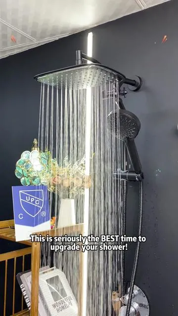 Multiple spray modes, next-level pressure — my shower will never be the same.#Hibbent #HibbentSpotlightDay #ShowerHead #ShowerUpgrade #ShowerEssentials 